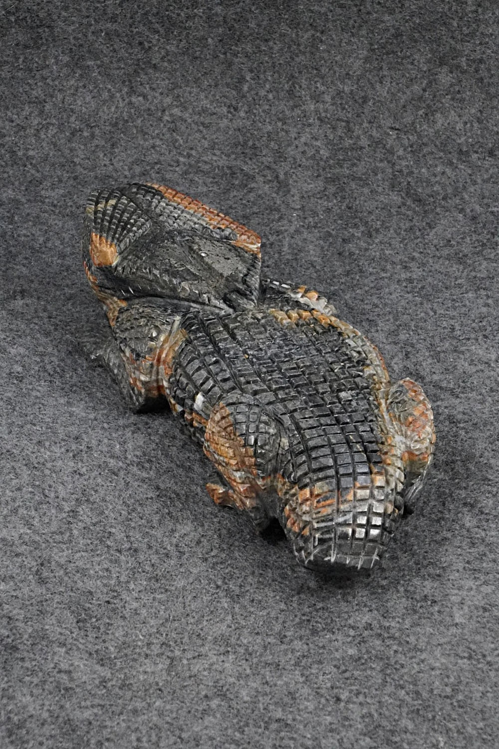 Horned Toad Zuni Fetish Carving - Tony Mackel