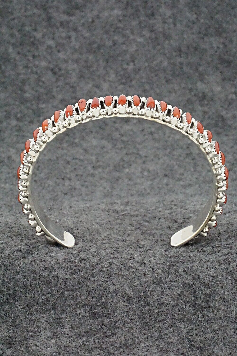 Coral & Sterling Silver Bracelet - Erick Wilson