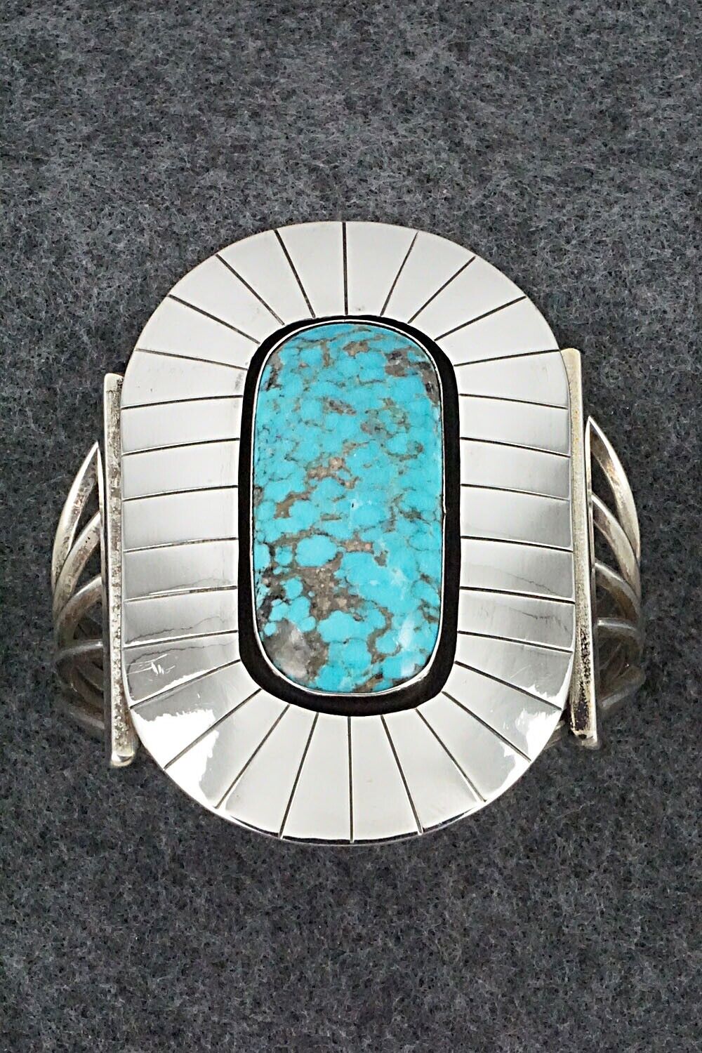 Turquoise & Sterling Silver Bracelet - Navajo - Vintage