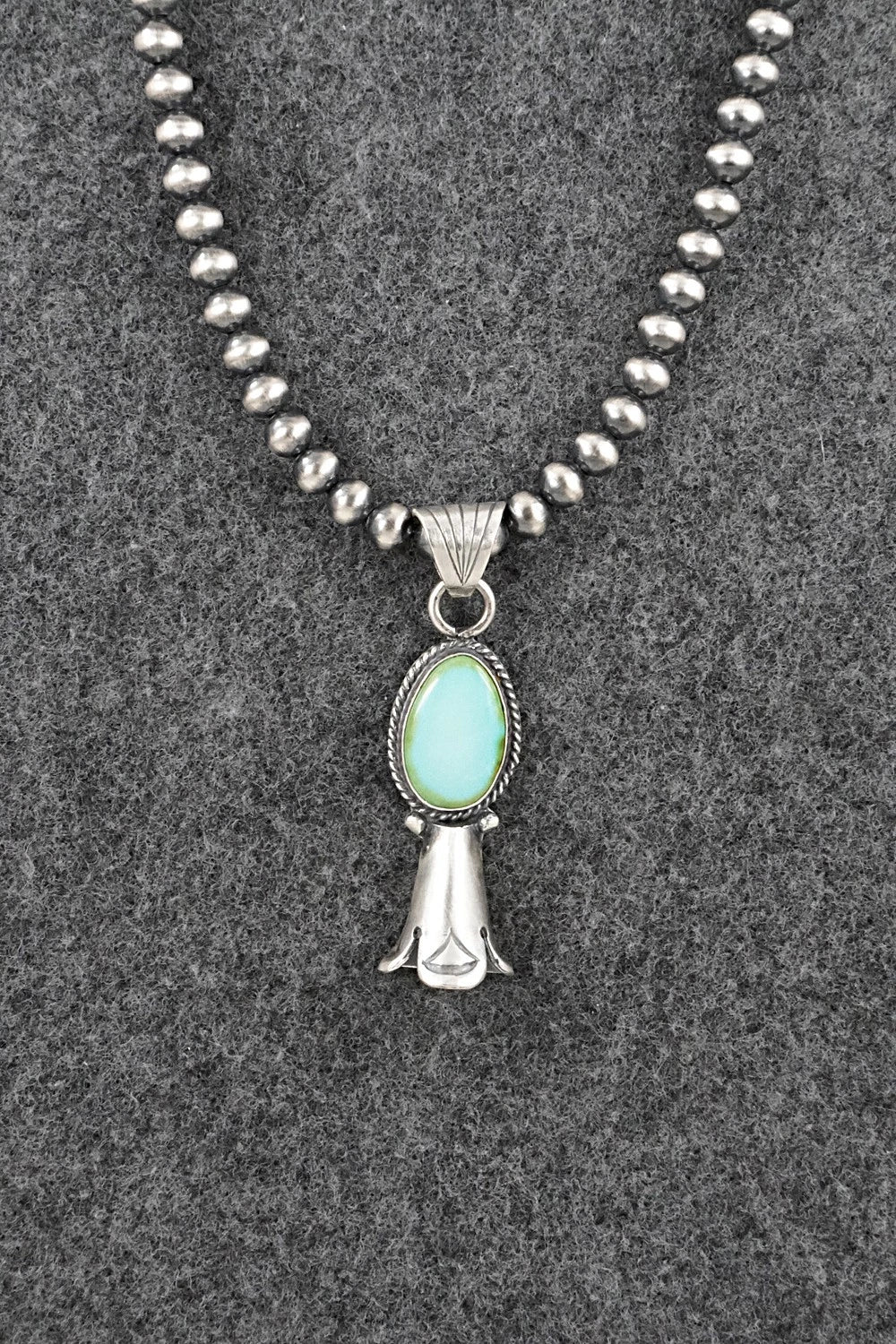 Turquoise & Sterling Silver Necklace - Sharon McCarthy
