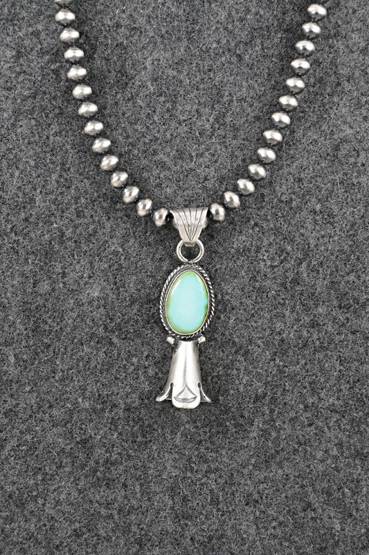 Turquoise & Sterling Silver Necklace - Sharon McCarthy