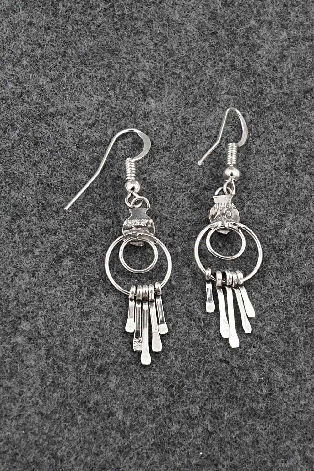 Turquoise & Sterling Silver Earrings - Cornelia Yazzie