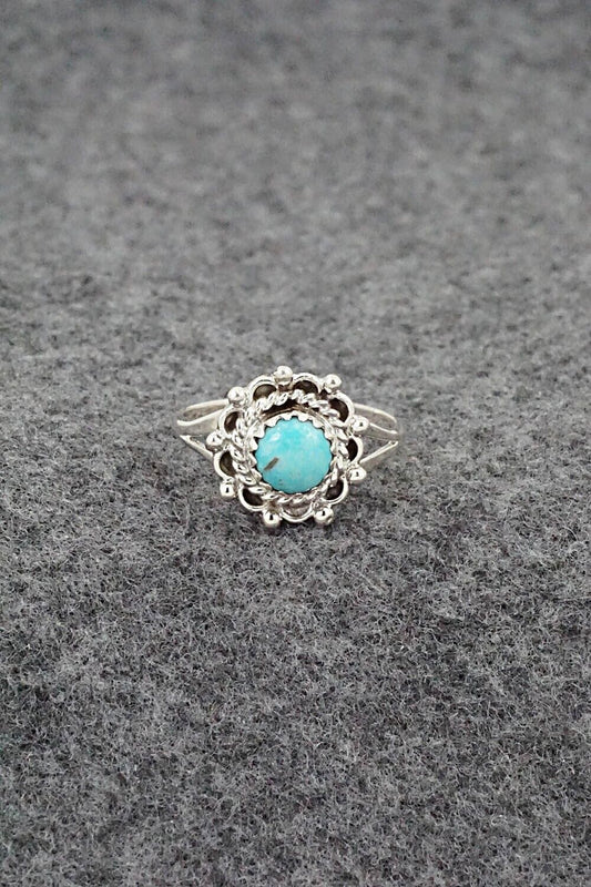 Turquoise & Sterling Silver Ring - Theresa Smith - Size 6