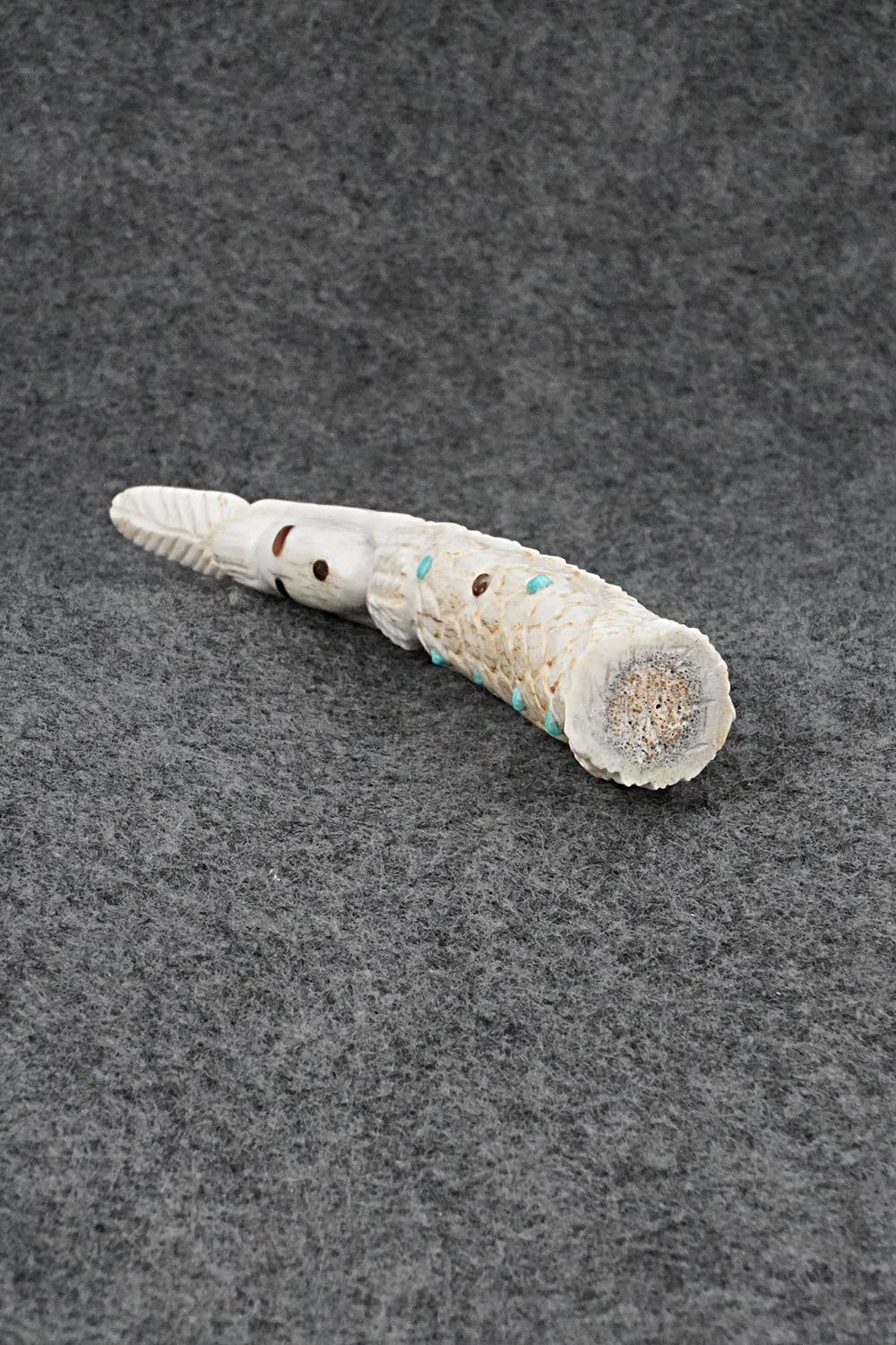 Corn Maiden Zuni Fetish Carving - Garrick Weeka