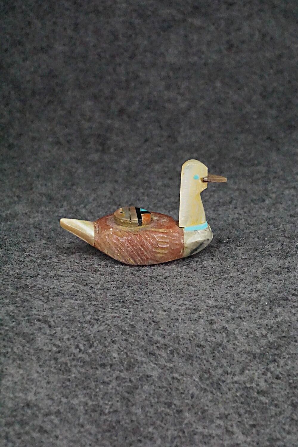 Duck Zuni Fetish Carving - Darrin Boone