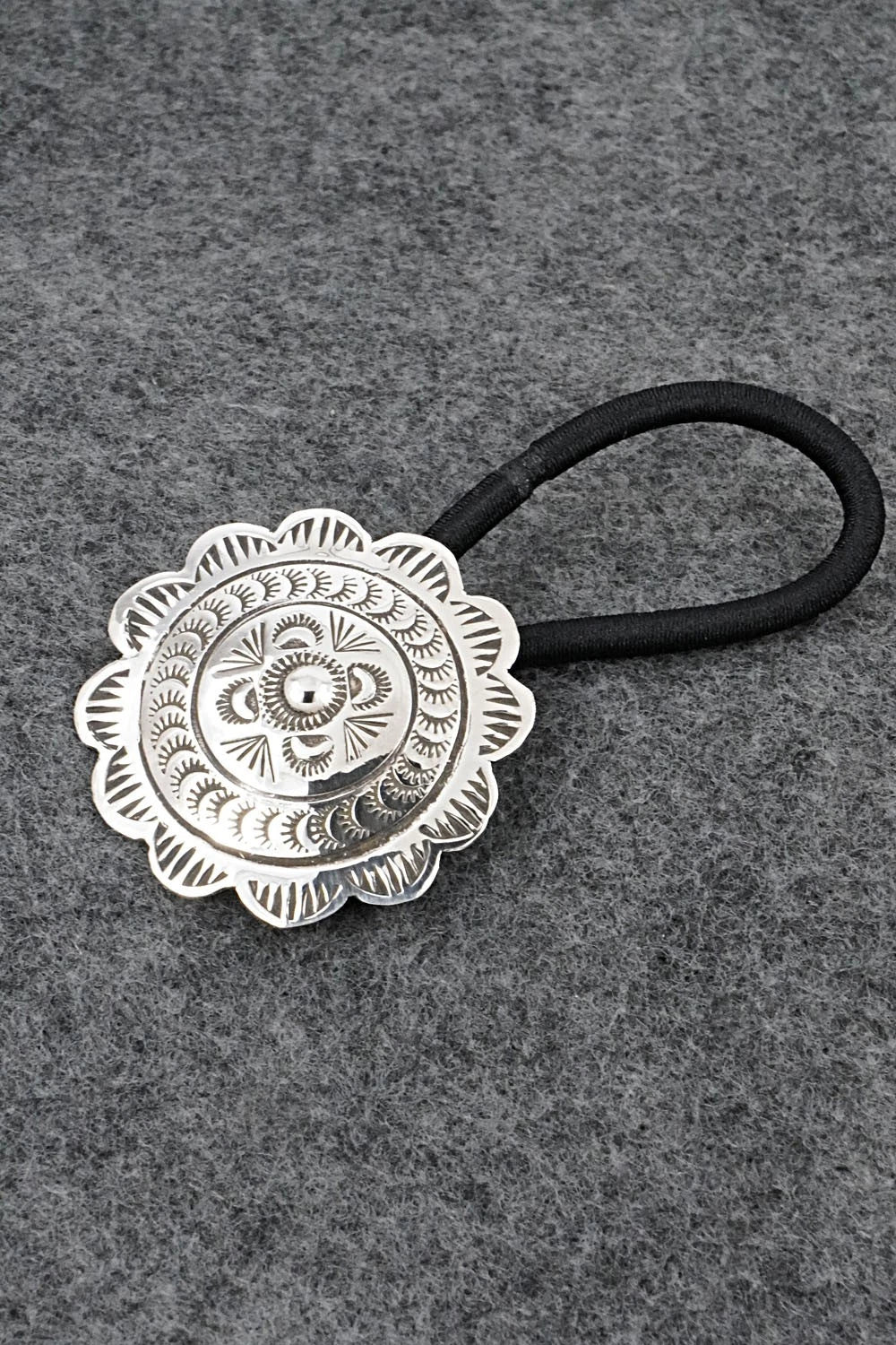 Sterling Silver Hair Tie - Bertha Begay