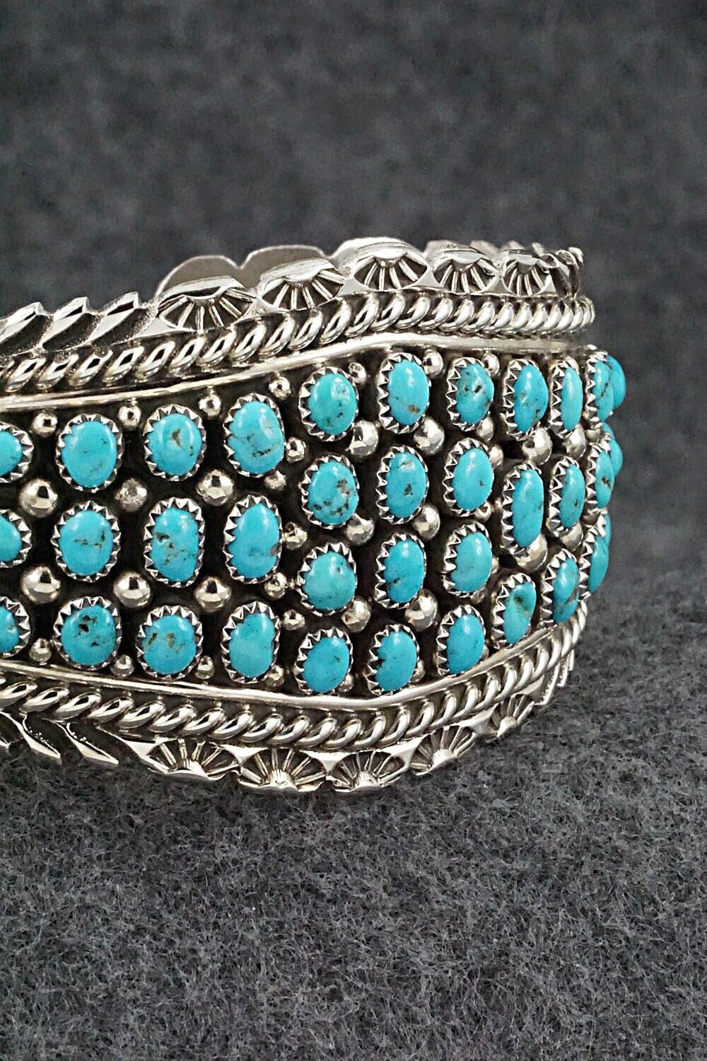 Turquoise & Sterling Silver Bracelet - Tina Jones