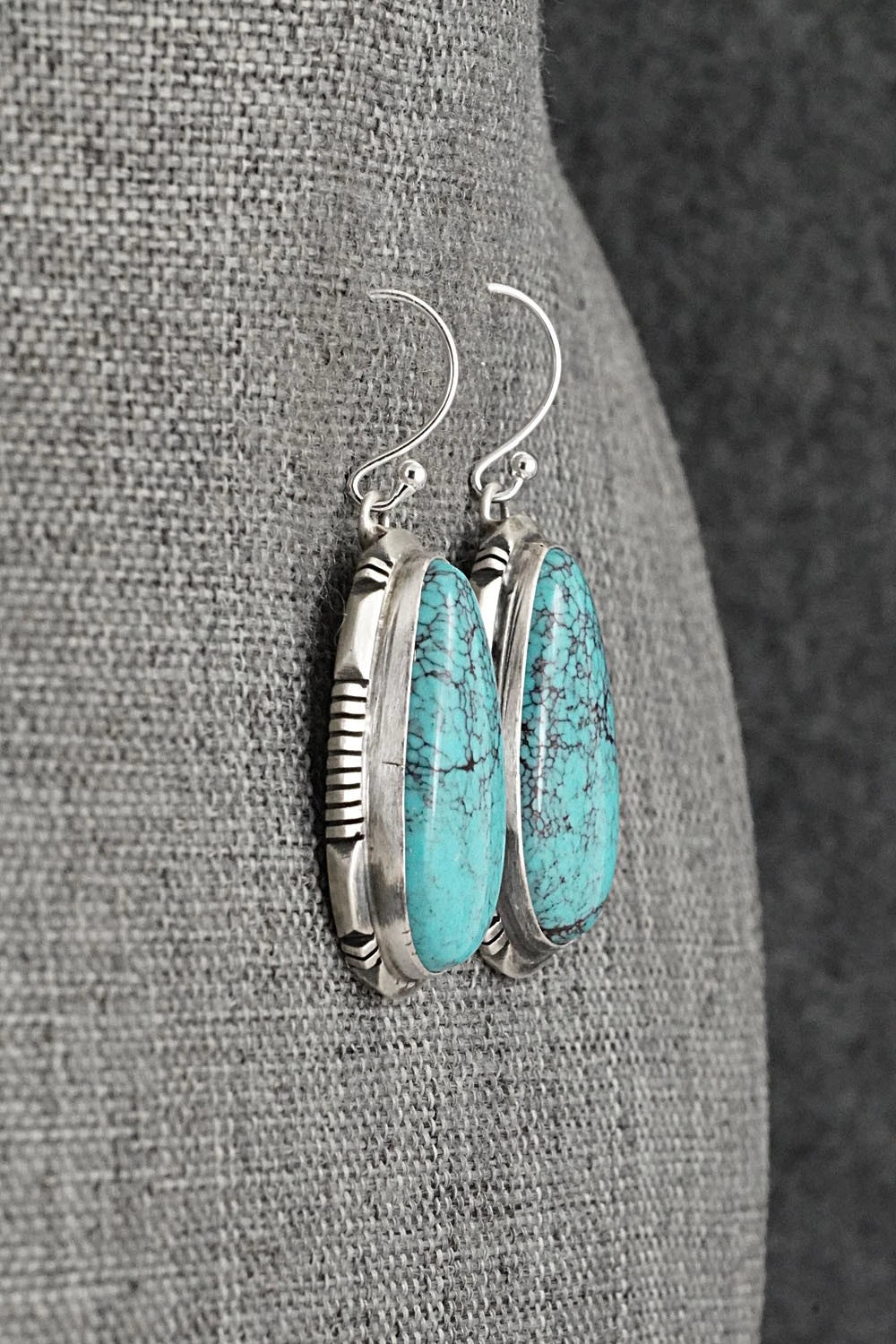 Turquoise & Sterling Silver Earrings - Thomas Francisco