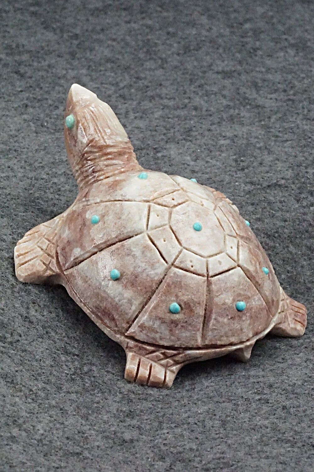 Sea Turtle Zuni Fetish Carving - Chris Nastacio