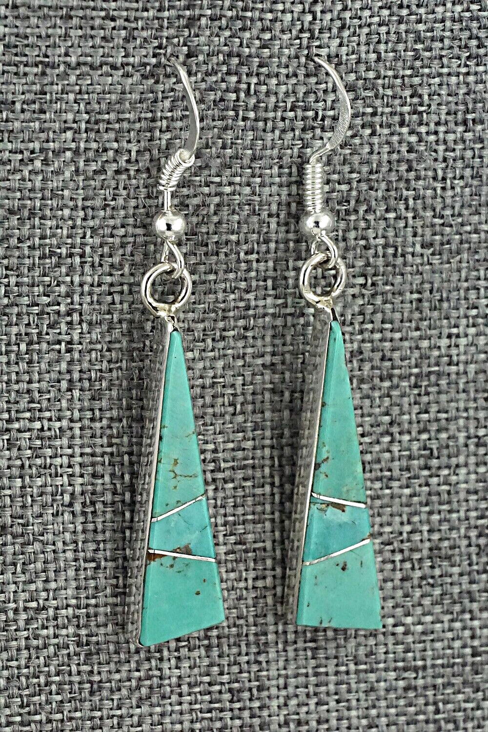 Turquoise & Sterling Silver Earrings - Marilyn Yazzie