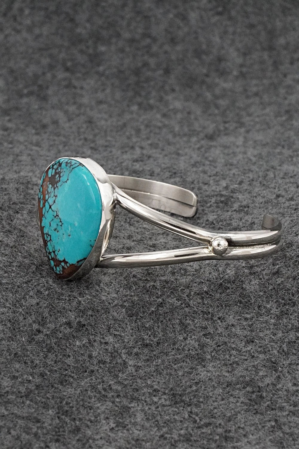 Turquoise & Sterling Silver Bracelet - Eugene Gruber