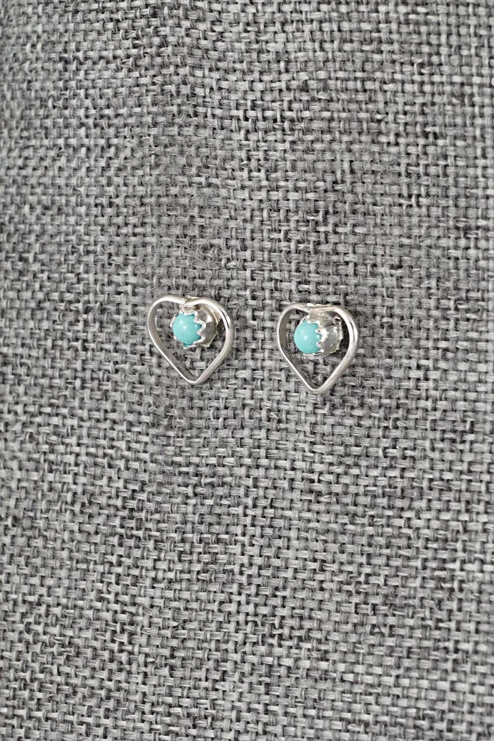 Turquoise & Sterling Silver Earrings - Shantal Bitsie