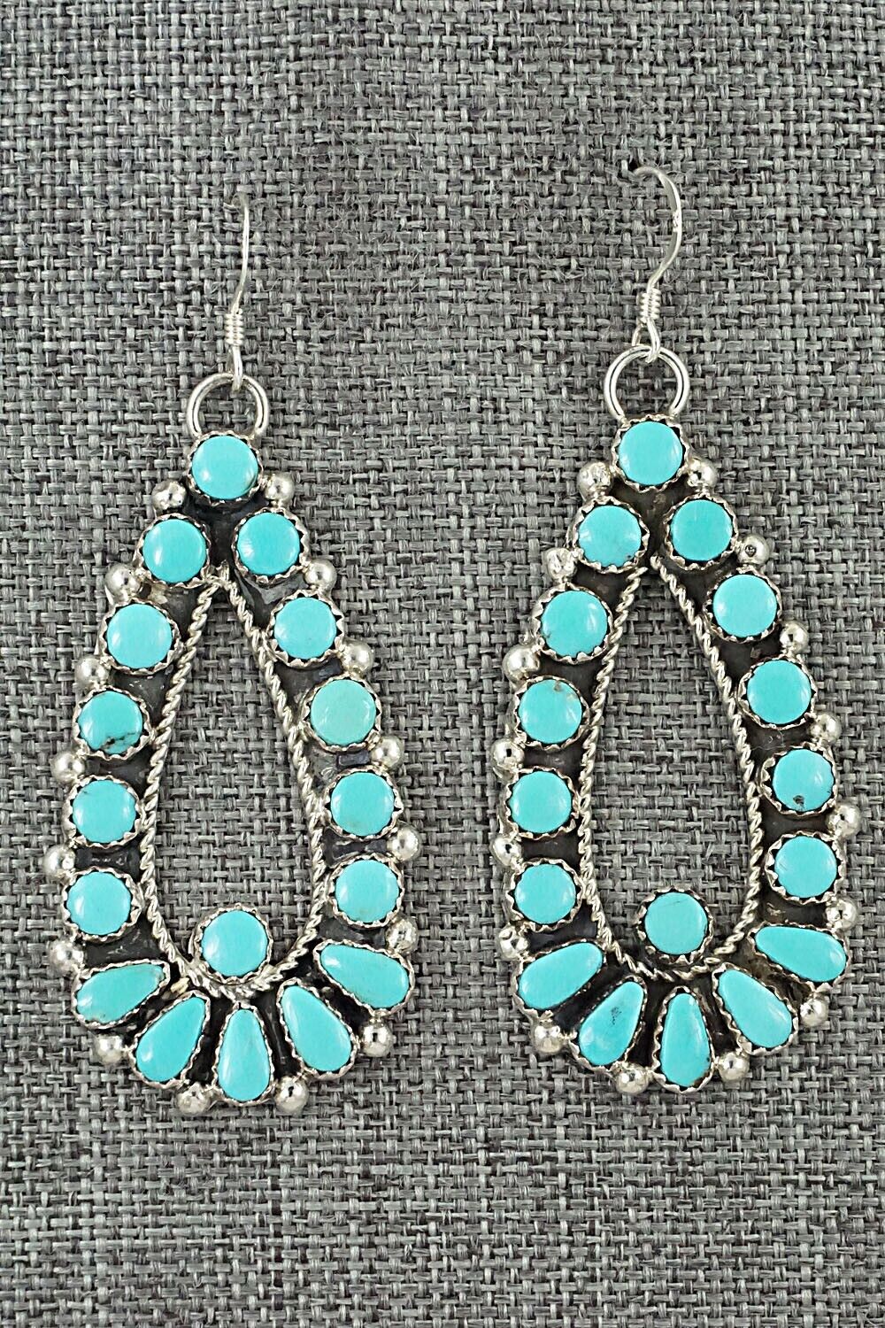 Turquoise & Sterling Silver Earrings - Alicia Wilson