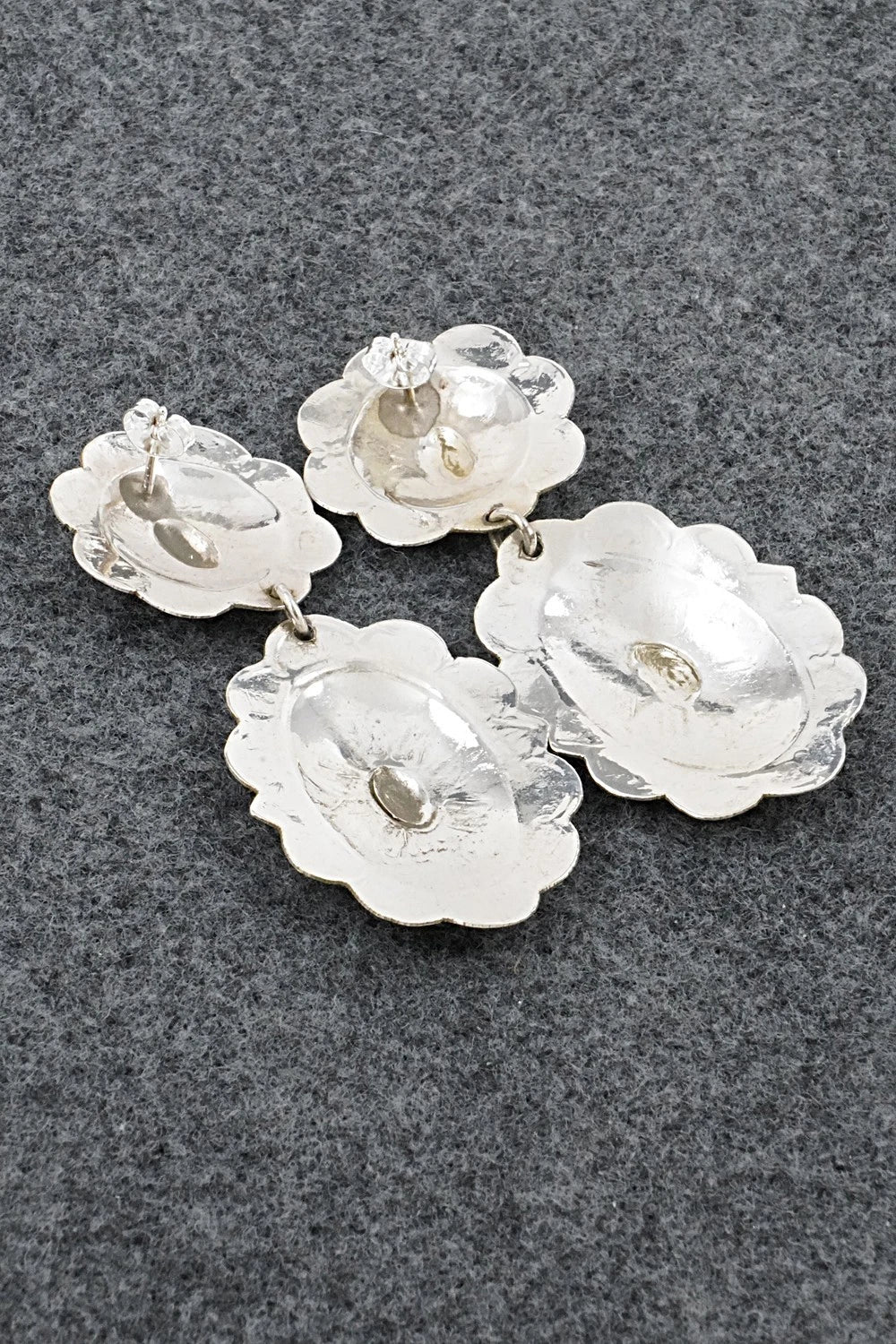 Sterling Silver Earrings - Bertha Begay