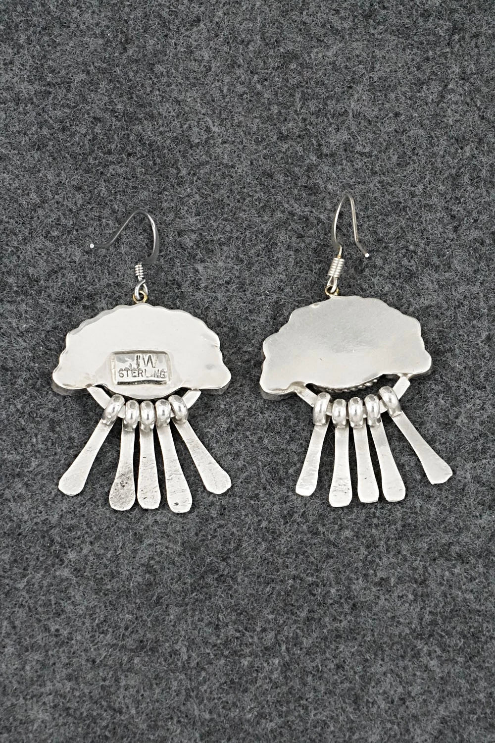 Turquoise & Sterling Silver Earrings - Justina Wilson