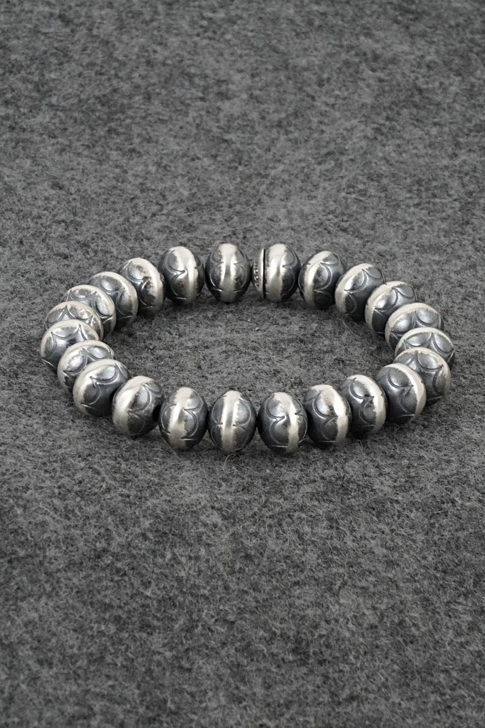 Sterling Silver Navajo Pearl Bracelet - Bryannen Halwood