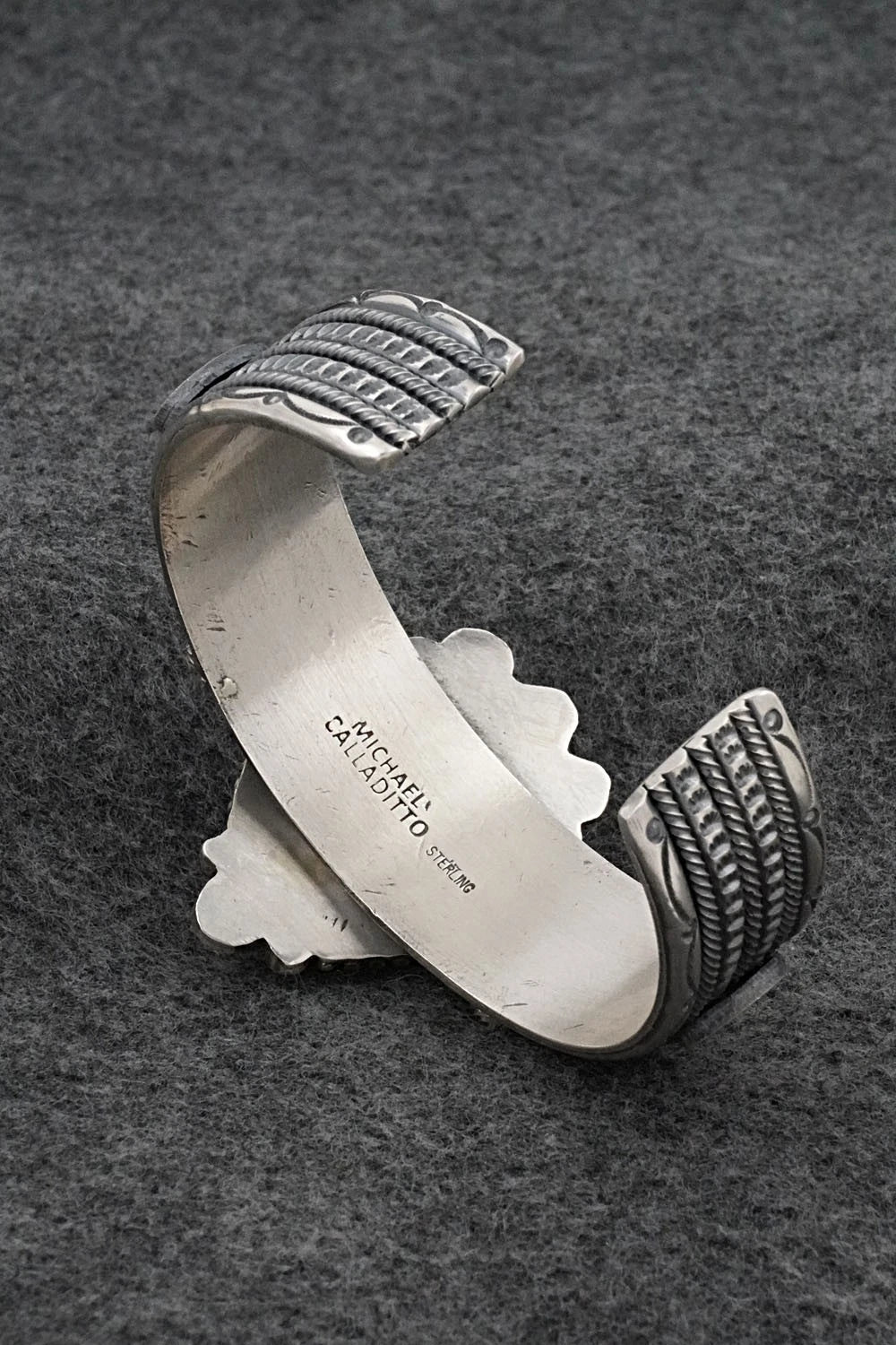 Turquoise & Sterling Silver Bracelet - Michael Calladitto