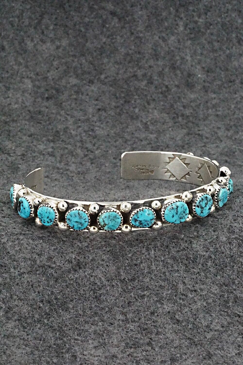 Turquoise & Sterling Silver Bracelet - Darlene Begay