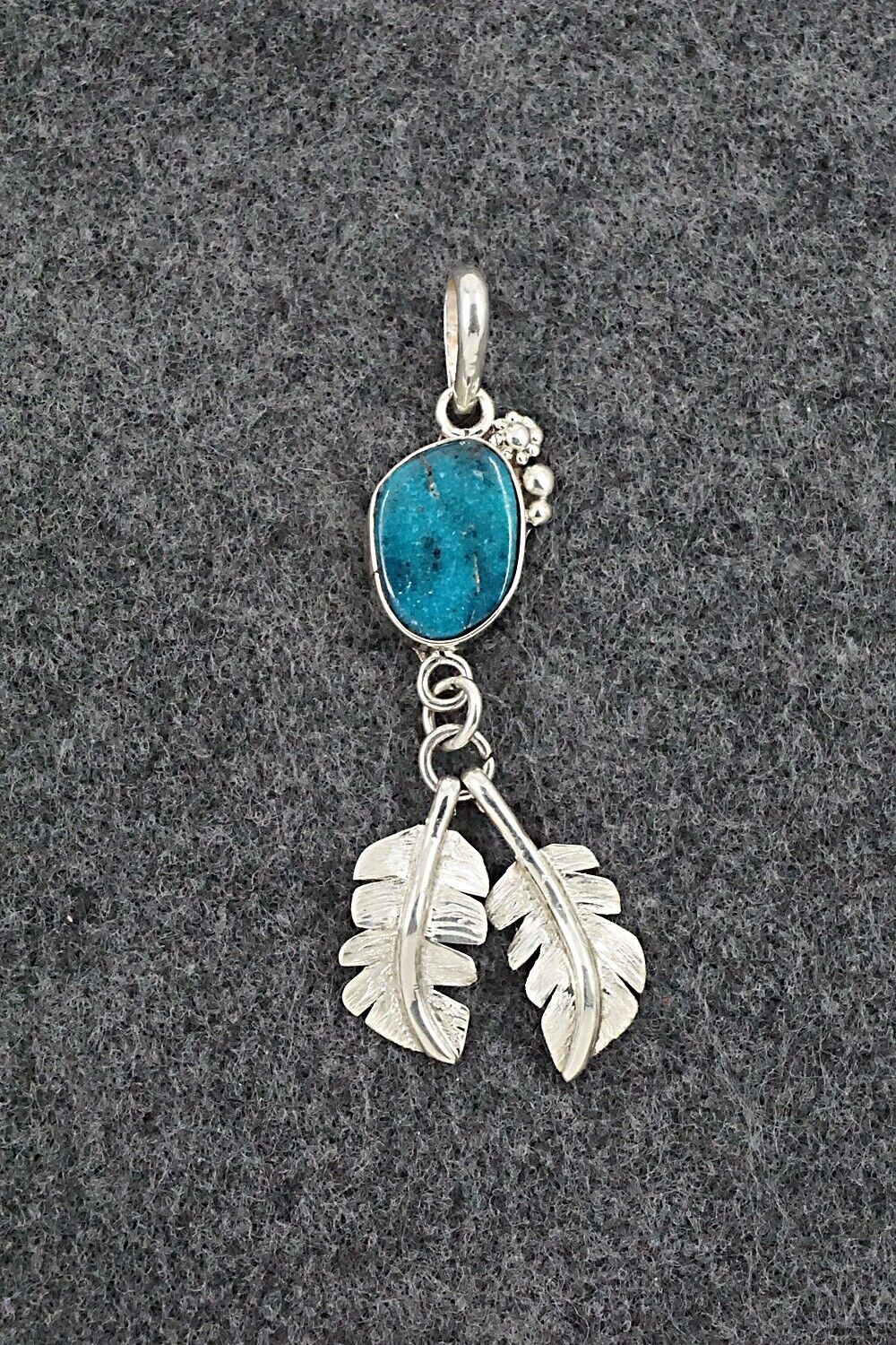 Turquoise & Sterling Silver Pendant - Tammy Deysee