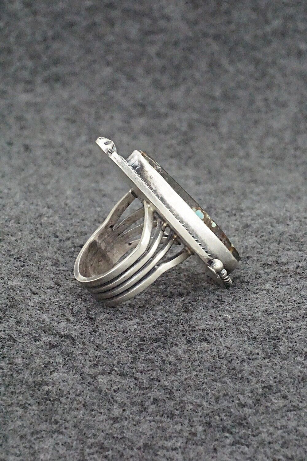 Turquoise & Sterling Silver Ring - Randy Boyd - Size 6.5