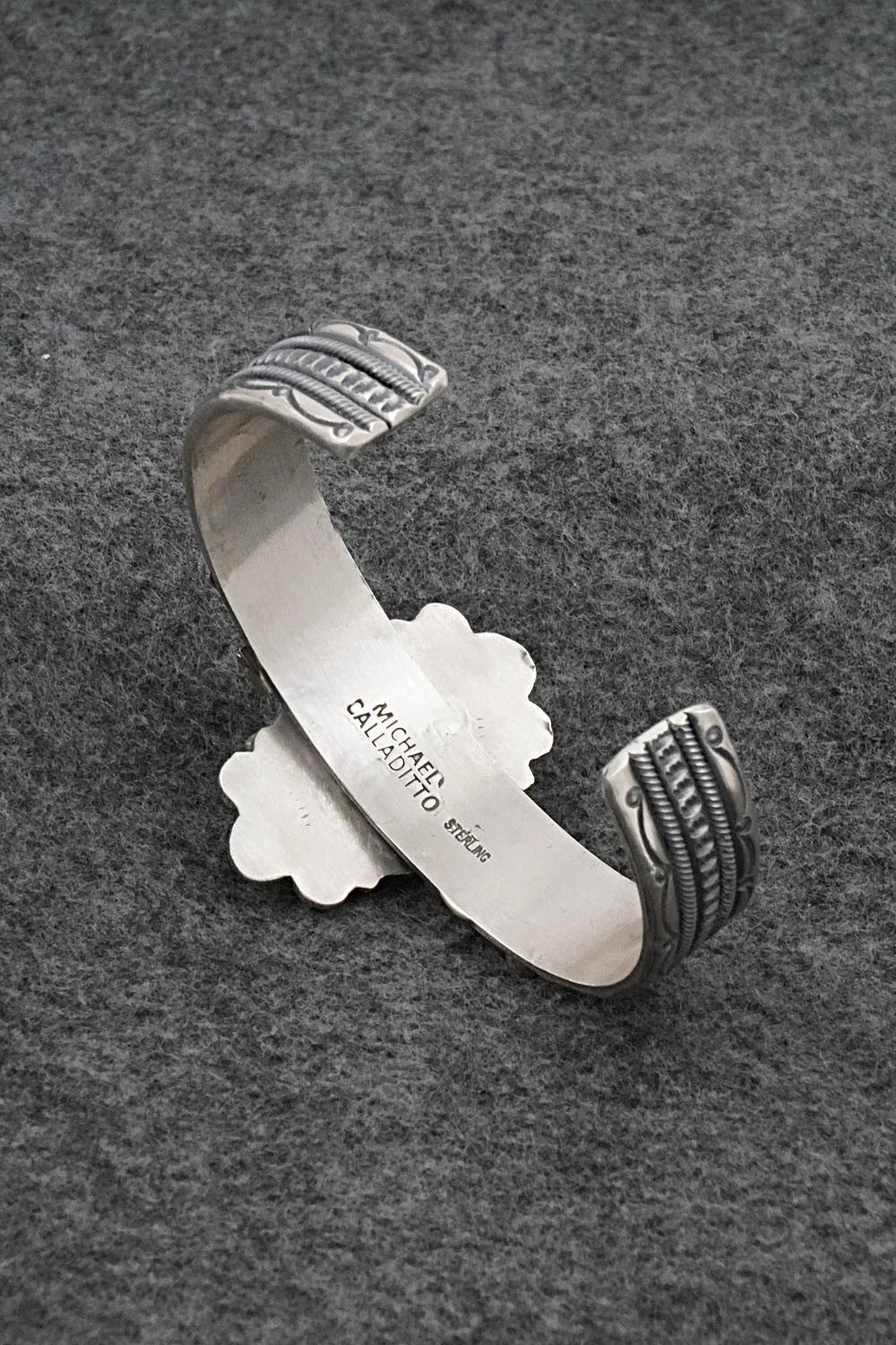 Turquoise & Sterling Silver Bracelet - Michael Calladitto