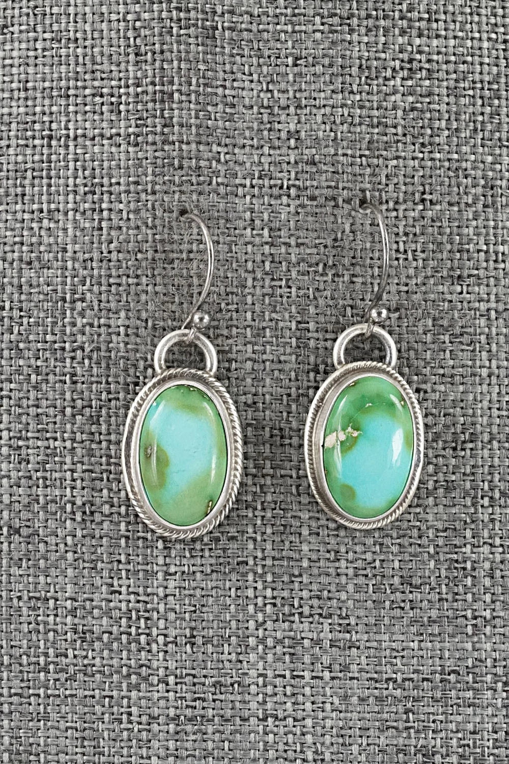 Turquoise & Sterling Silver Necklace and Earrings Set - Kathleen Livingston