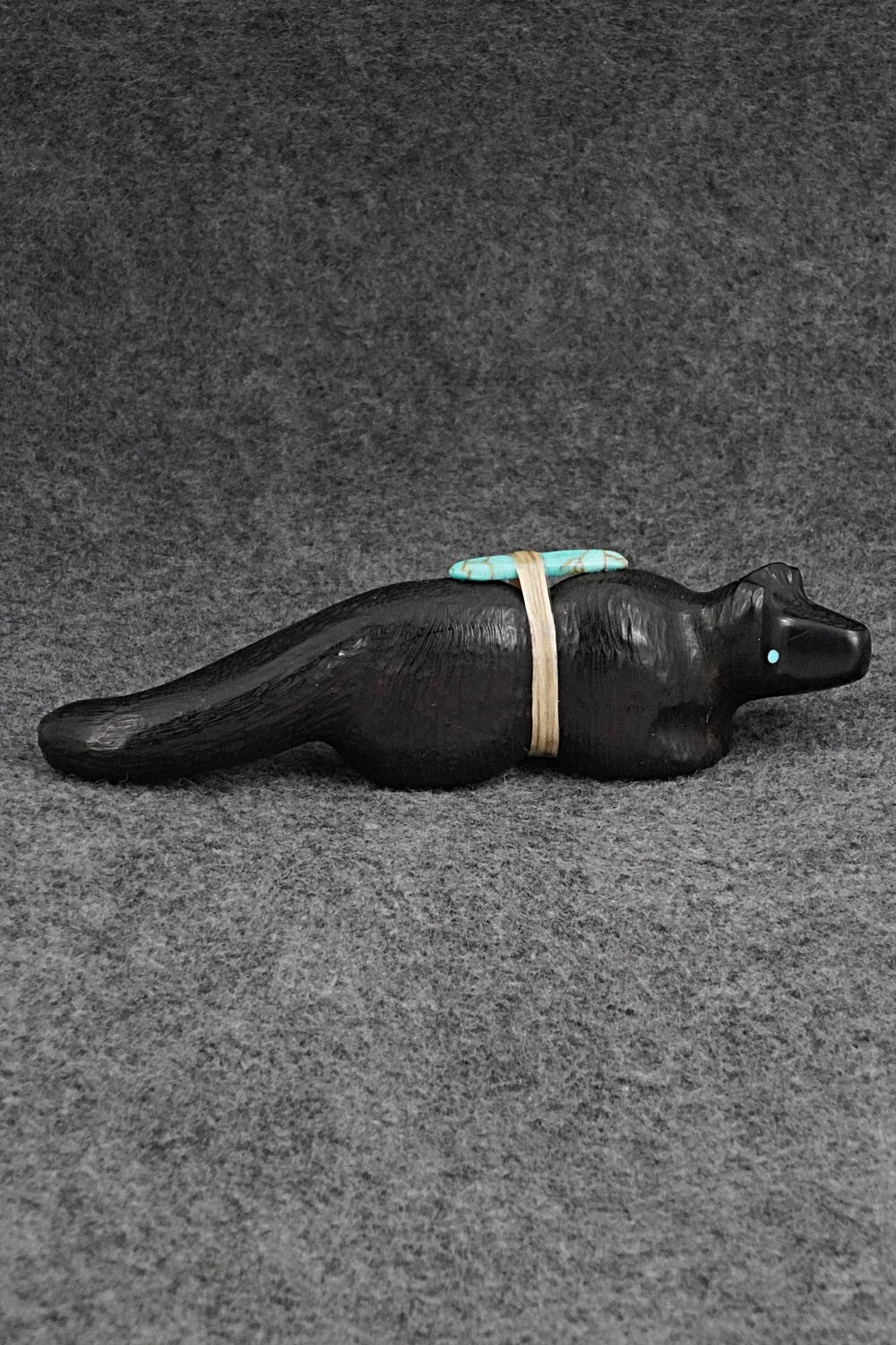 Mountain Lion Zuni Fetish Carving - Herb Halate