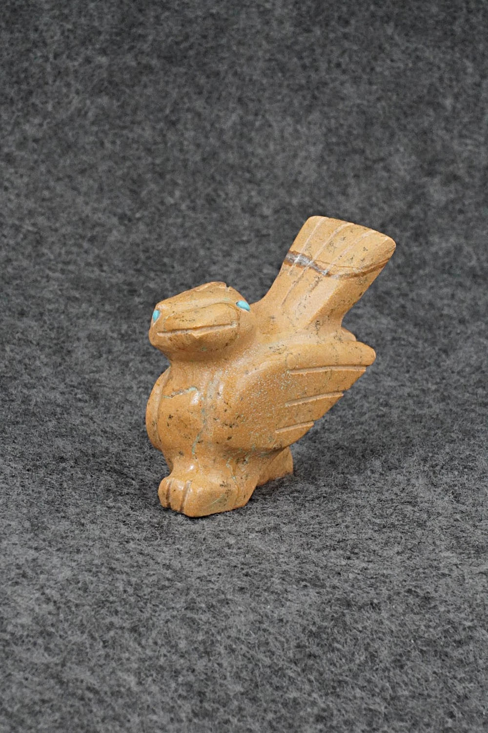 Roadrunner Zuni Fetish Carving - Mike Tucson