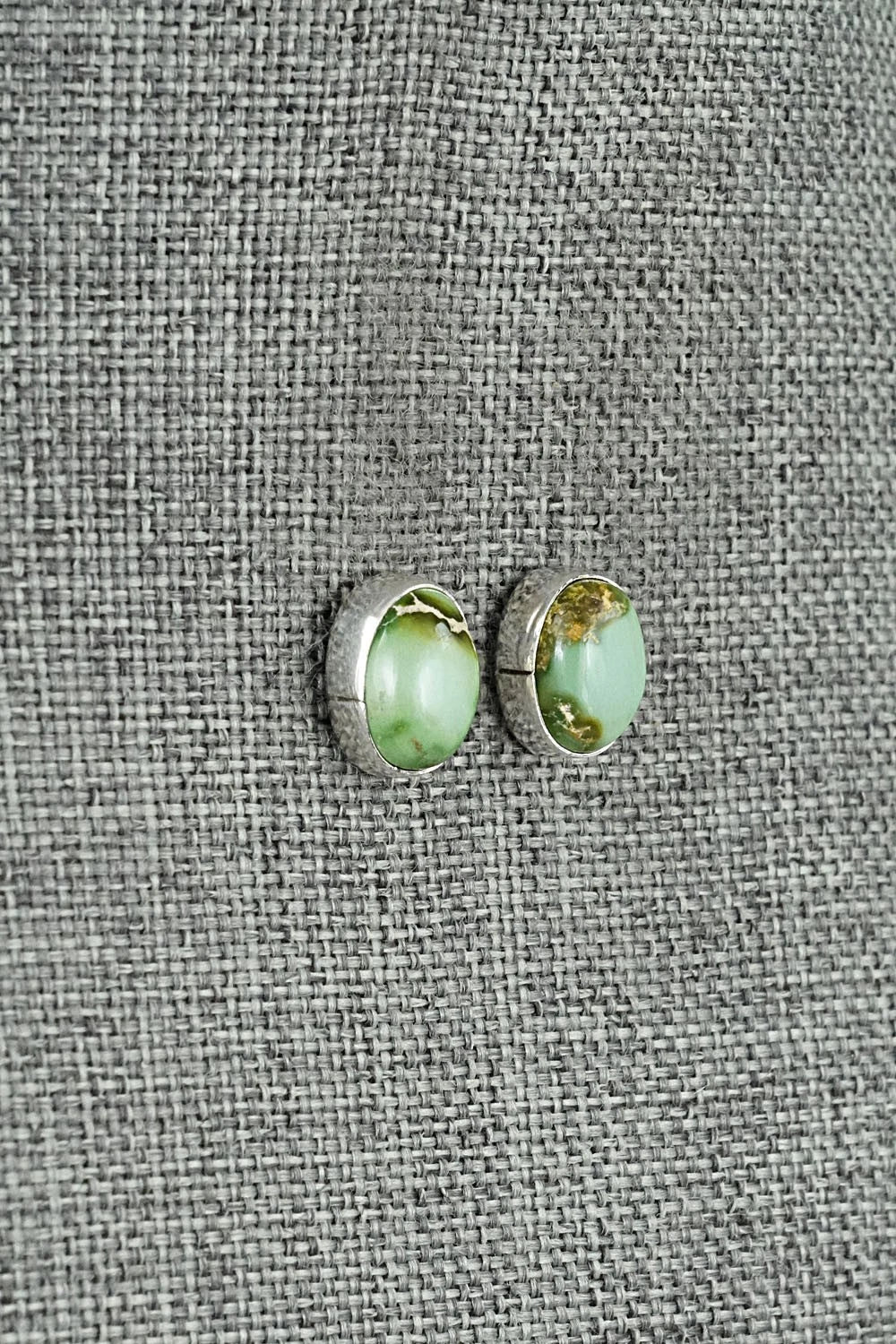 Turquoise & Sterling Silver Earrings - Rosemary Saunders