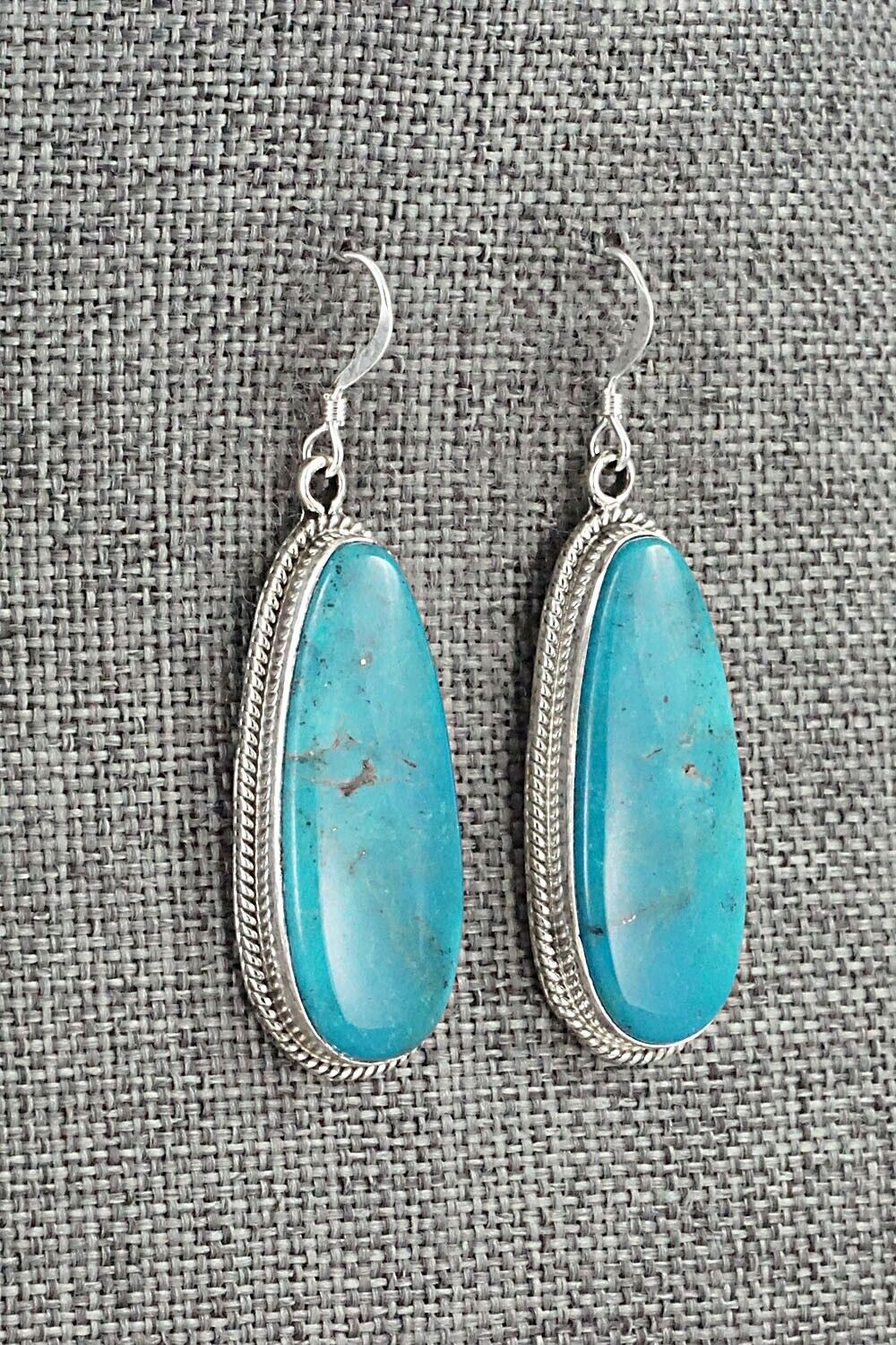 Turquoise and Sterling Silver Earrings - Sharon McCarthy