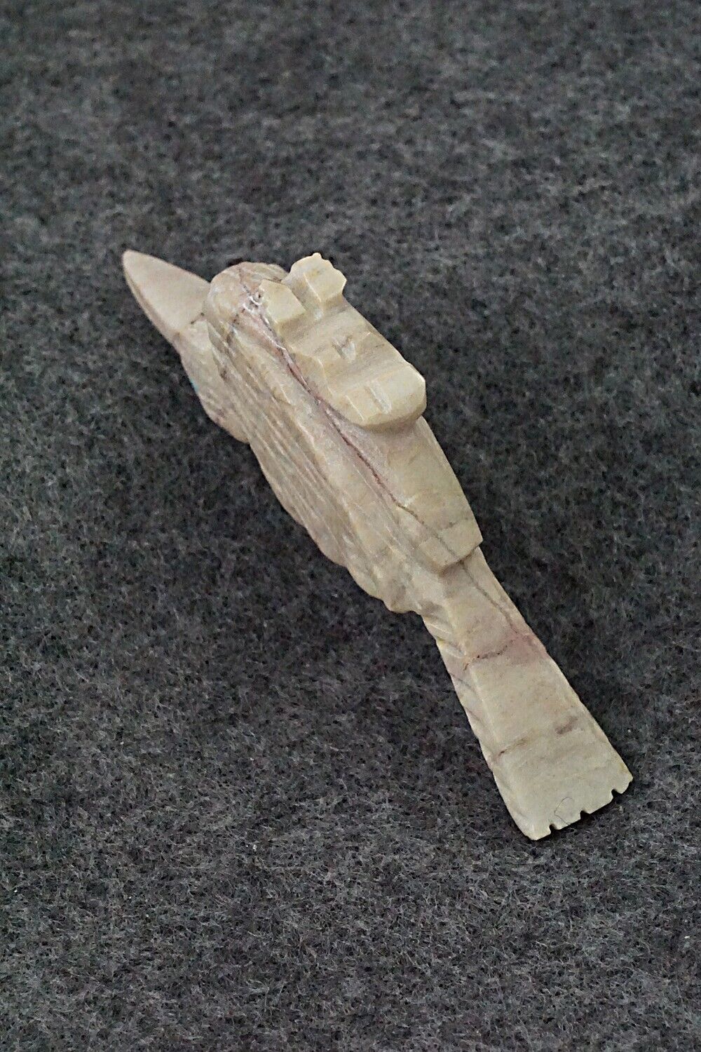 Roadrunner Zuni Fetish Carving - Tony Mackel