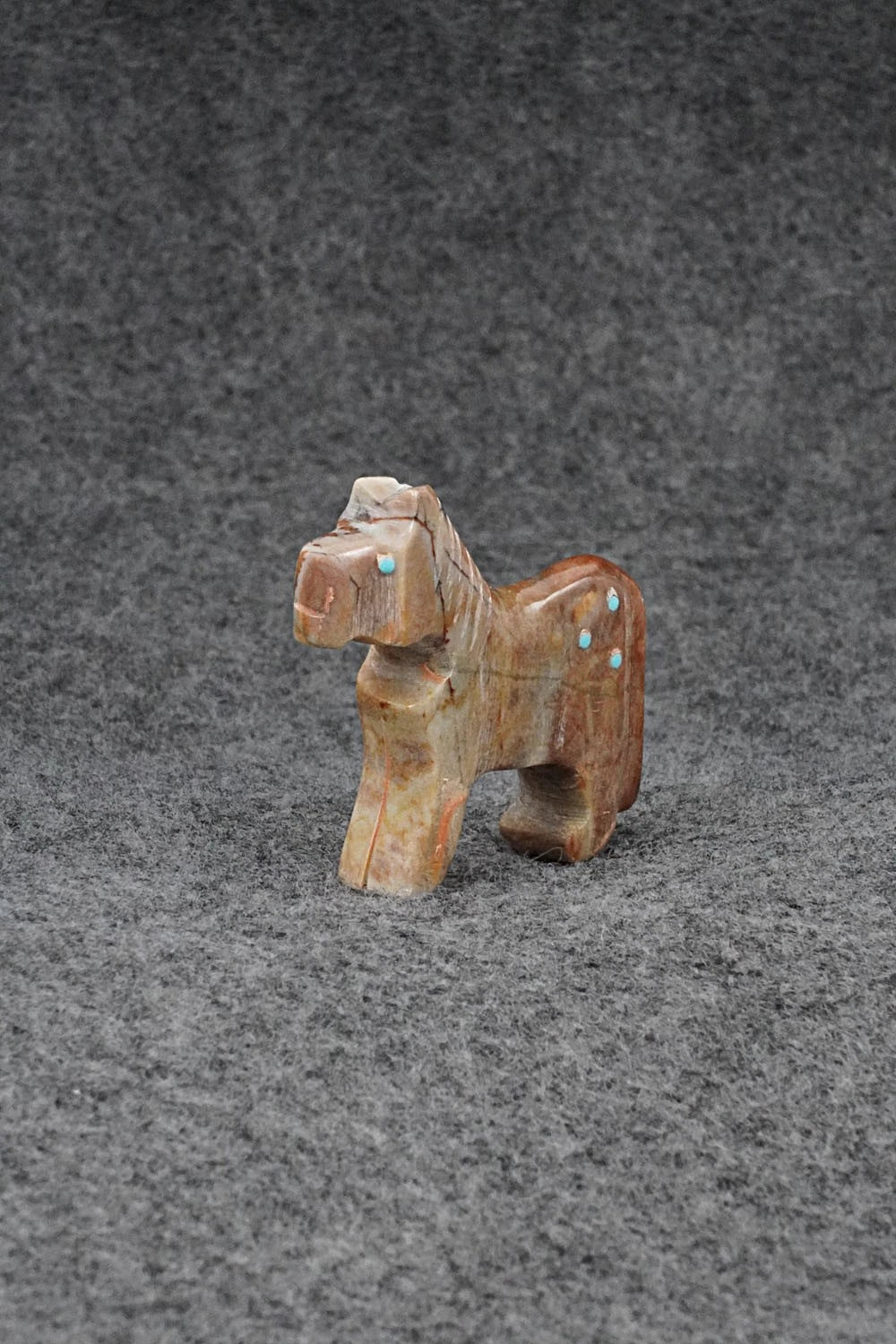 Horse Zuni Fetish Carving - Todd Etsate