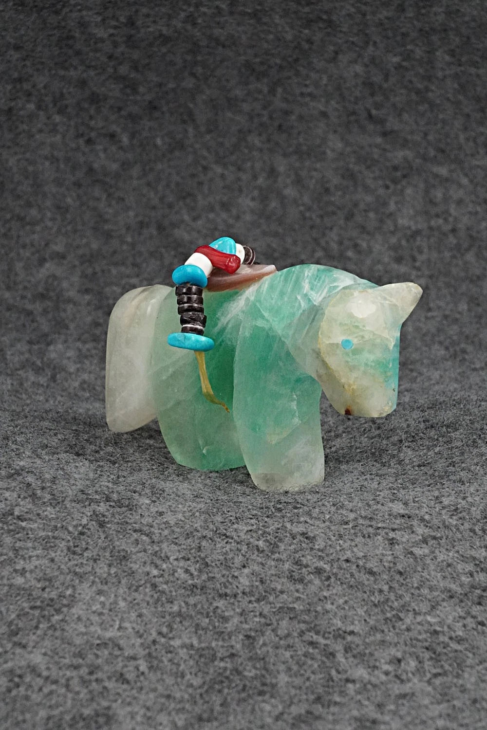 Horse Zuni Fetish Carving - Rodney Laiwakete