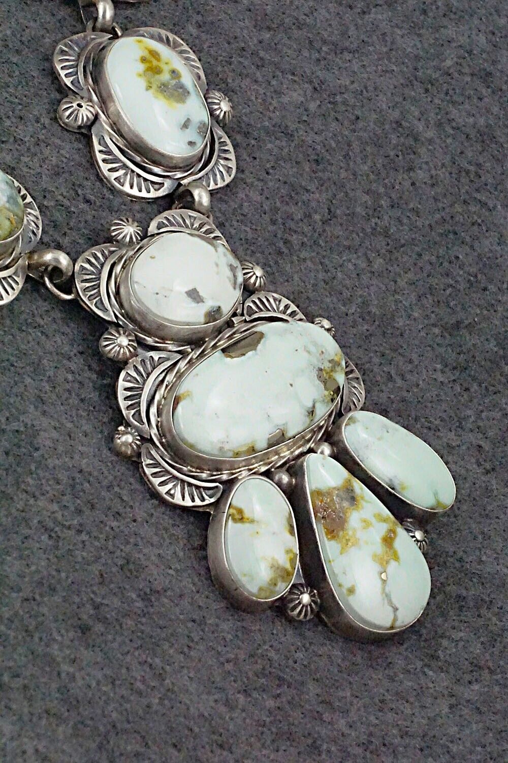 Variscite & Sterling Silver Necklace Set - Kathleen Livingston