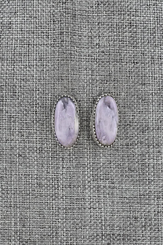 Morado & Sterling Silver Earrings - Murray Hannaweeka