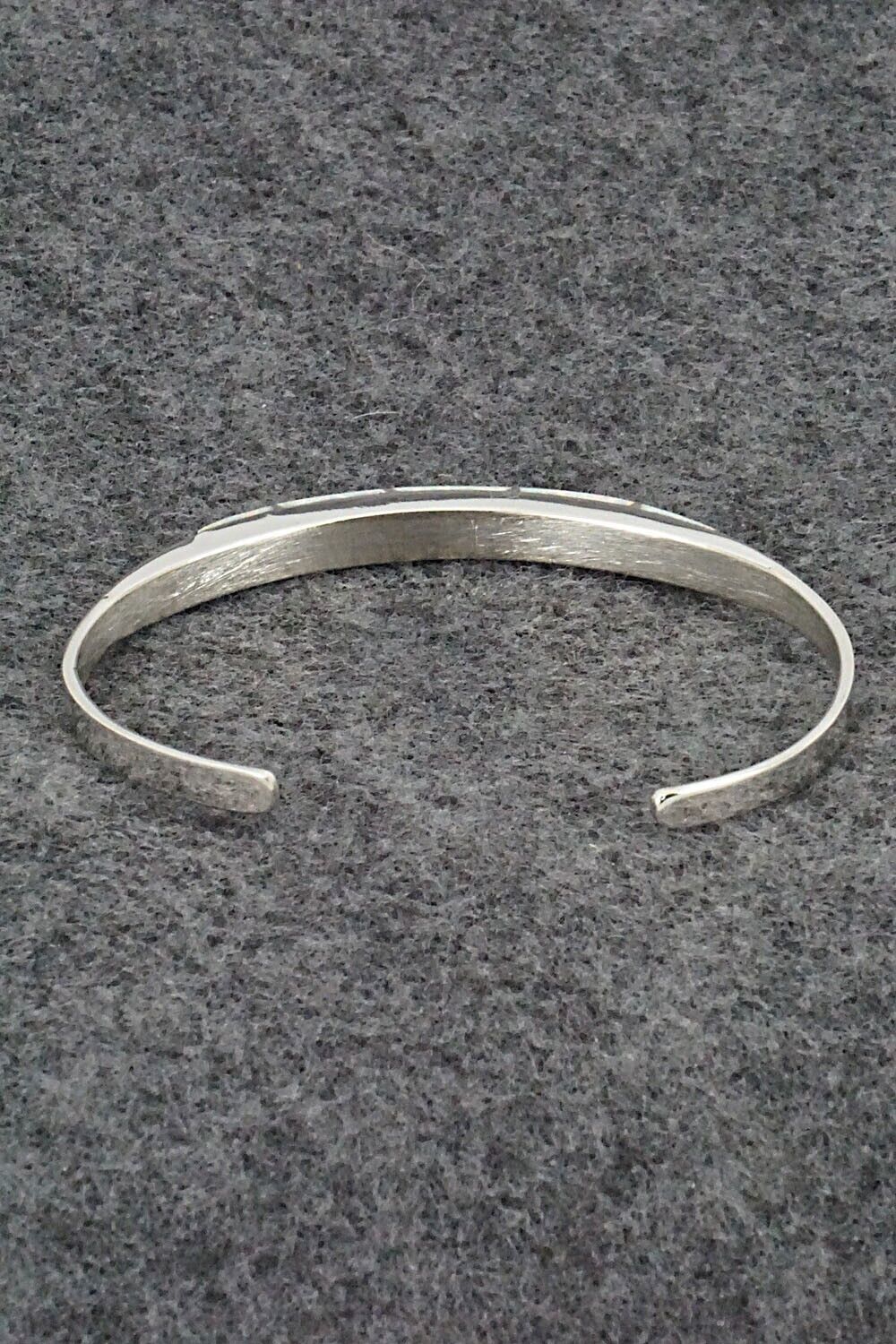 Opalite & Sterling Silver Inlay Bracelet - Phyllis Albert