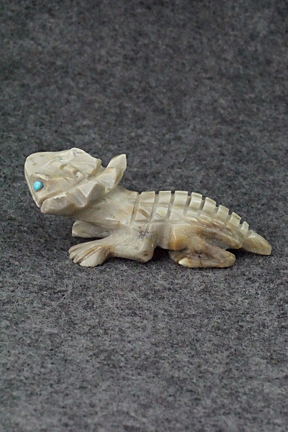 Horned Toad Zuni Fetish Carving - Dana Malani