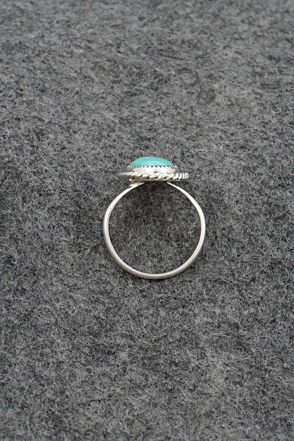 Turquoise & Sterling Silver Ring - Darius Arviso - Size 8.25