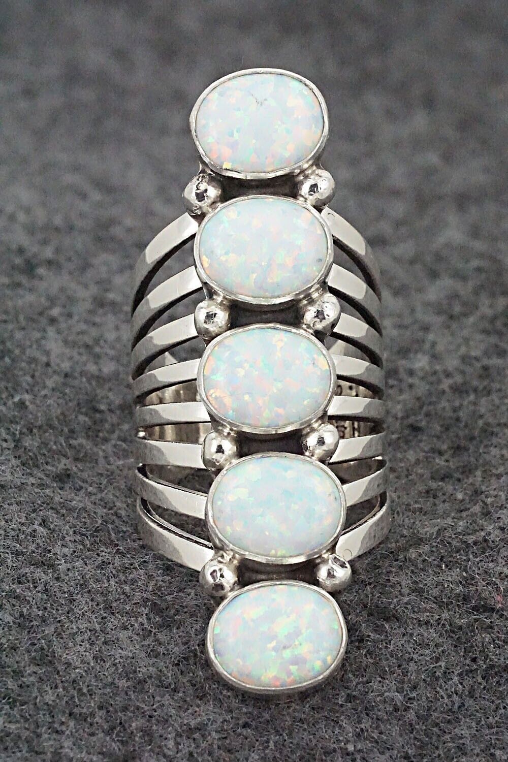 Opalite & Sterling Silver Ring - Thomas Yazzie - Size 9