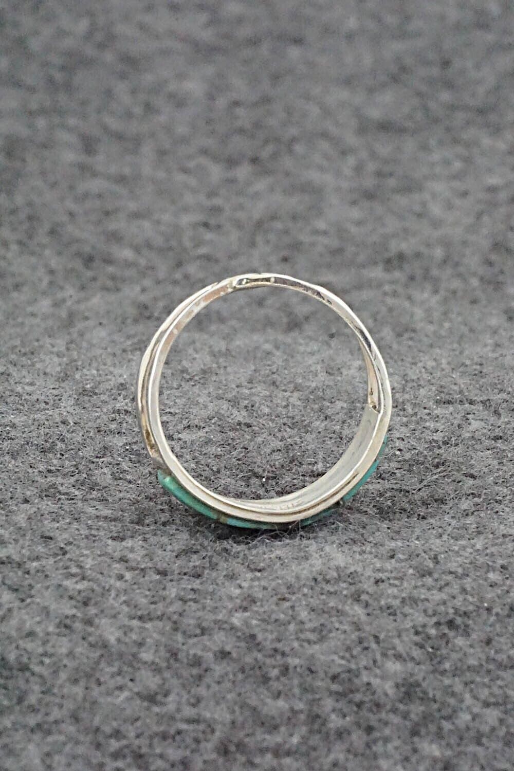 Turquoise & Sterling Silver Ring - Debbie Livingston - Size 9.5
