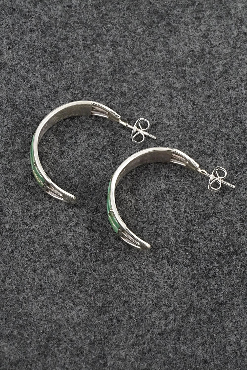 Turquoise & Sterling Silver Earrings - Andrew Enrico