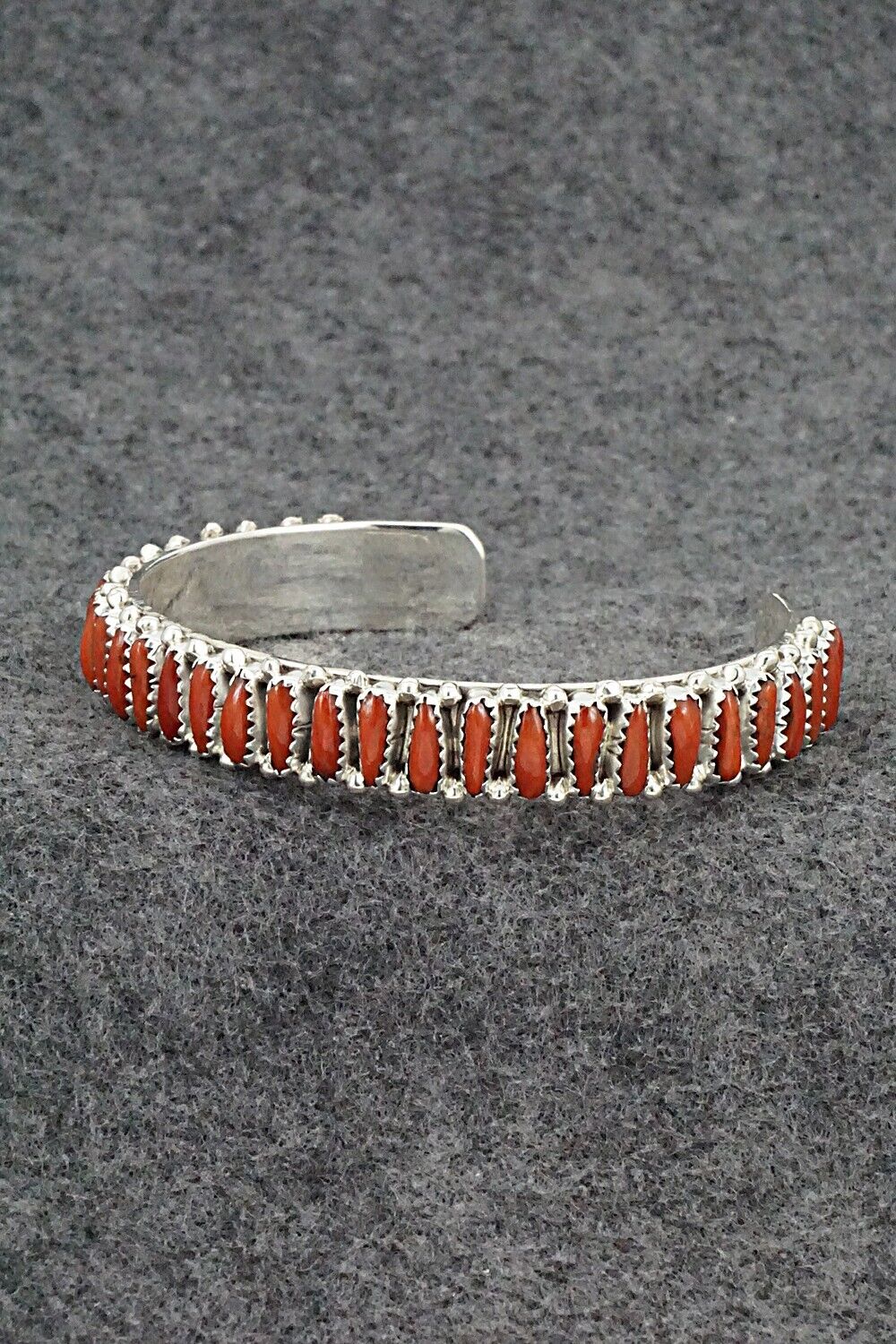 Coral & Sterling Silver Bracelet - Erick Wilson