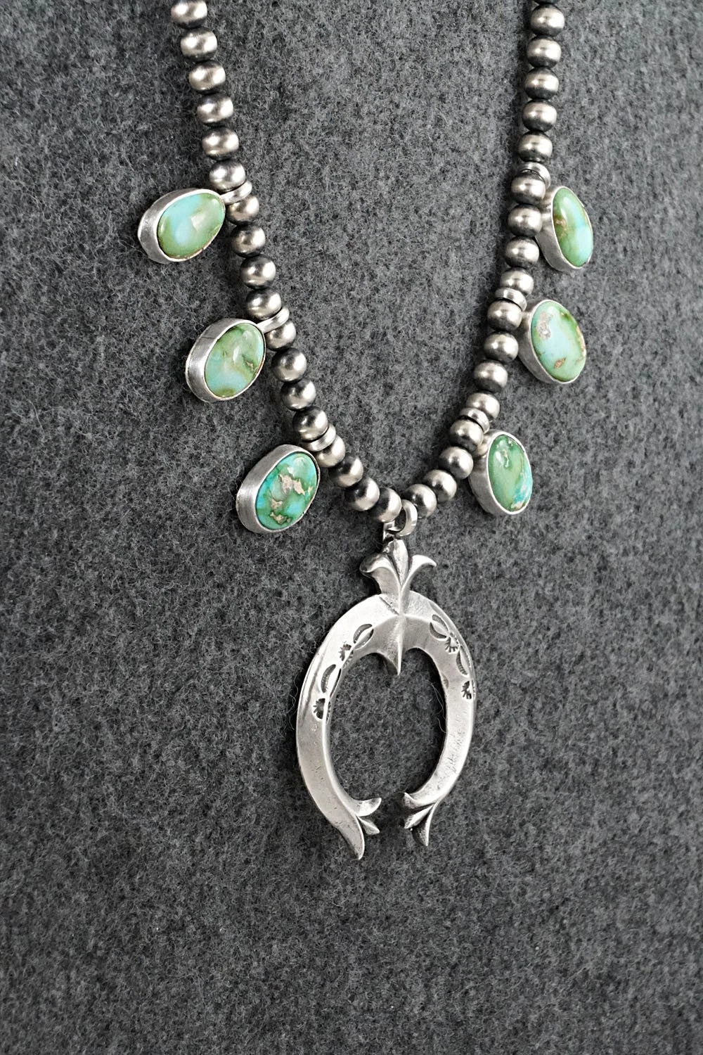 Turquoise & Sterling Silver Necklace - Latricia Largo
