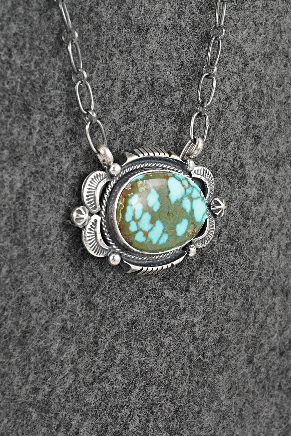 Turquoise & Sterling Silver Necklace - Daniel Benally