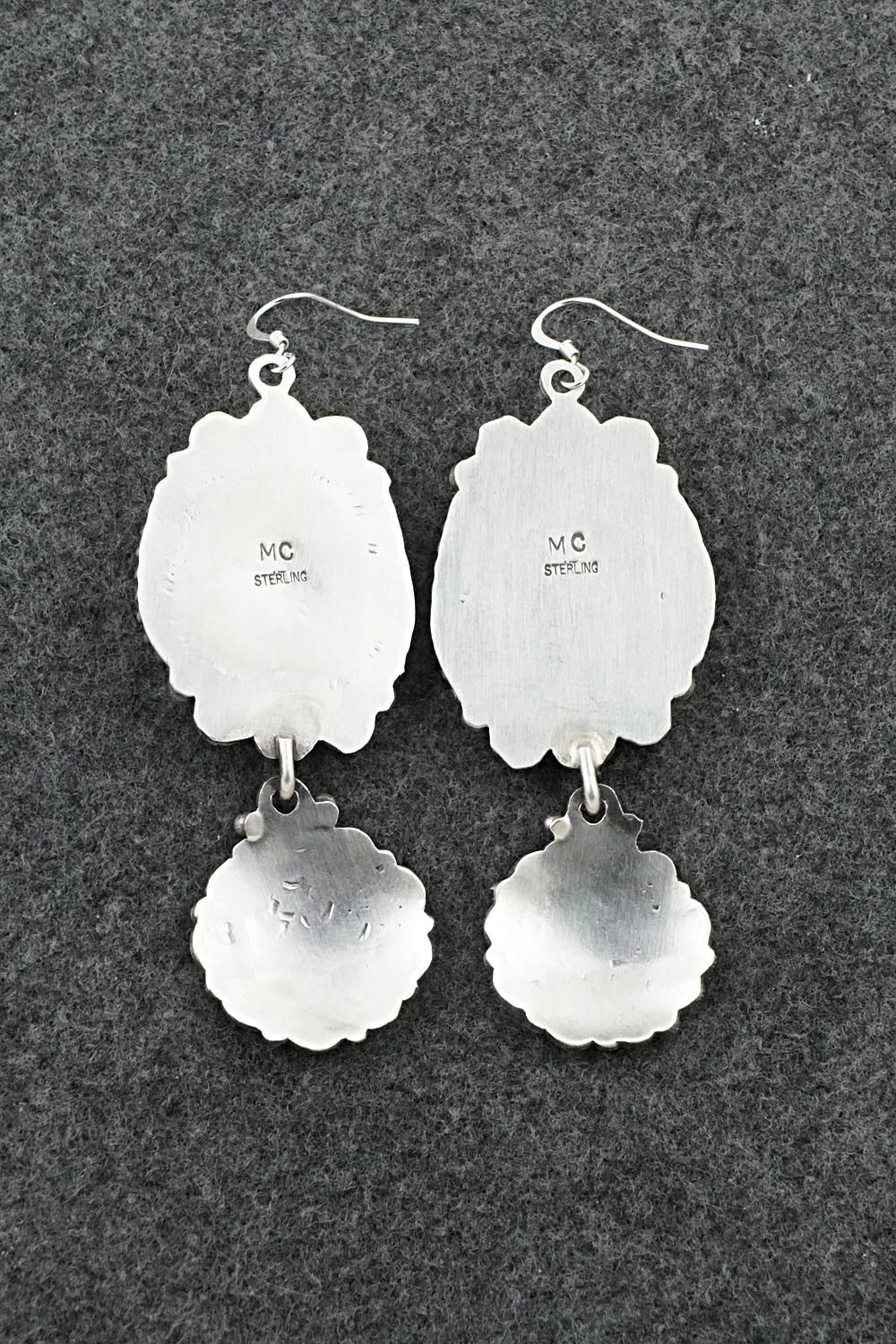 Turquoise & Sterling Silver Earrings - Michael Calladitto