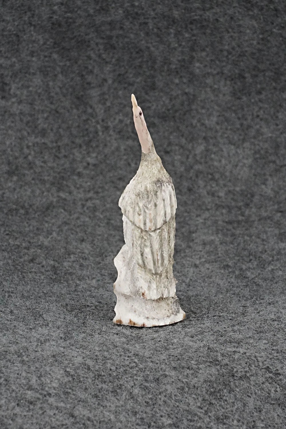Crane Zuni Fetish Carving - Ruben Najera