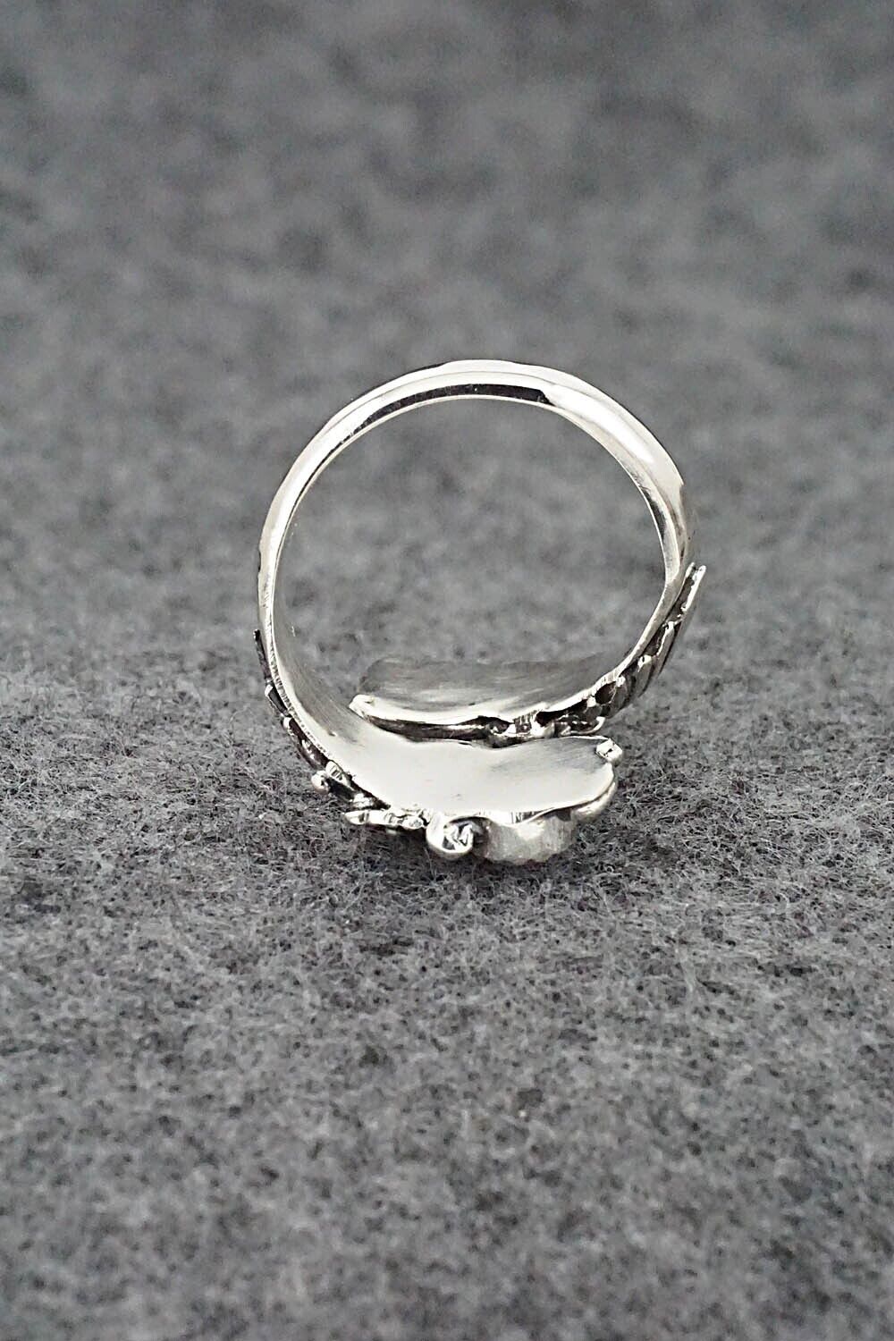 Opalite & Sterling Silver Ring - Etta Belin - Size 8