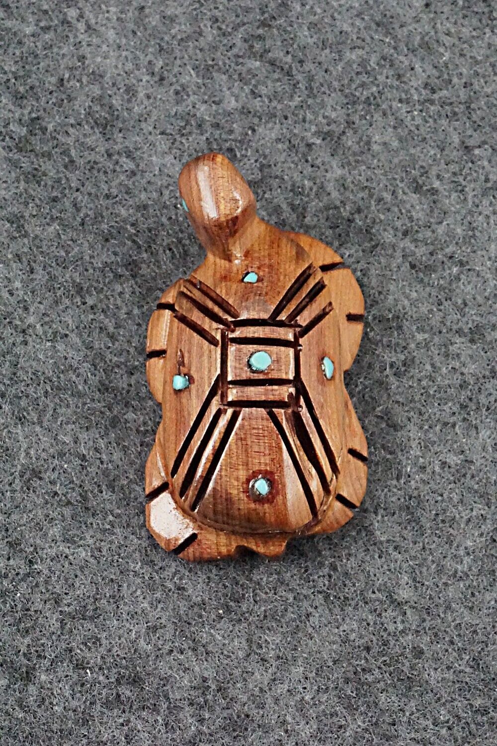 Turtle Zuni Fetish Carving - Carl Etsate