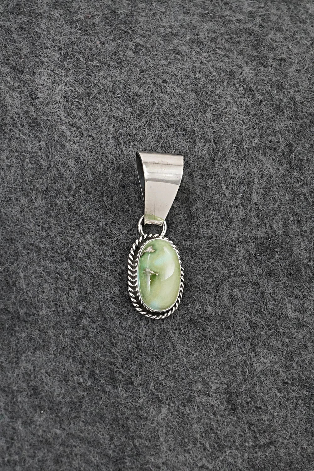 Turquoise & Sterling Silver Pendant - Rosemary Saunders