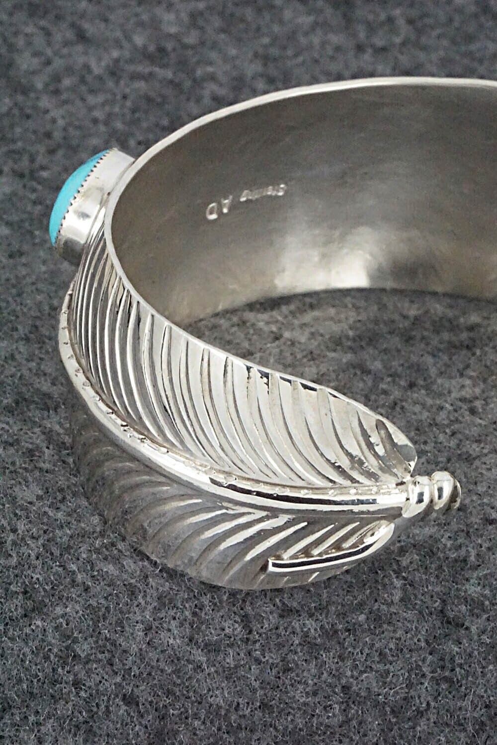 Turquoise and Sterling Silver Bracelet - Aaron Davis